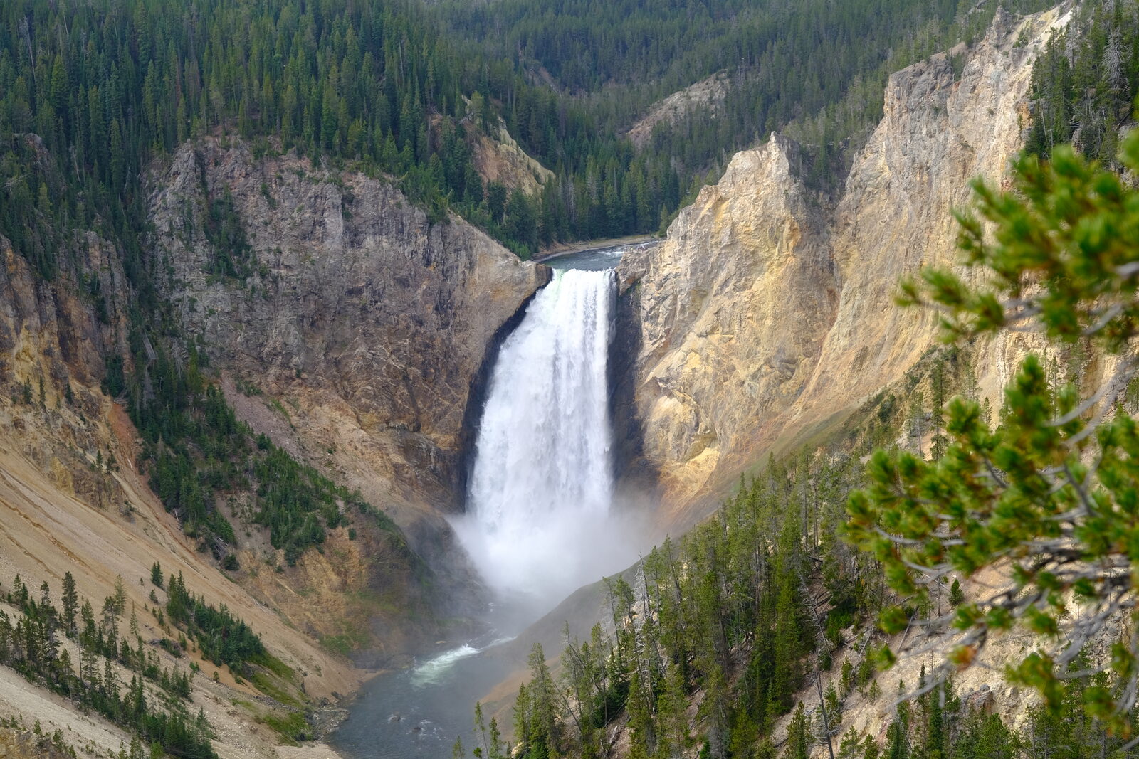 Lower Falls in the Grand Canyon of the Yellowstone